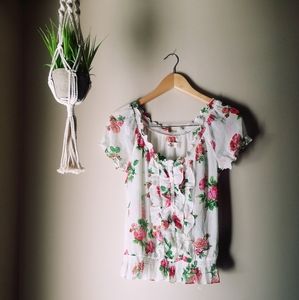 Hollister Floral blouse